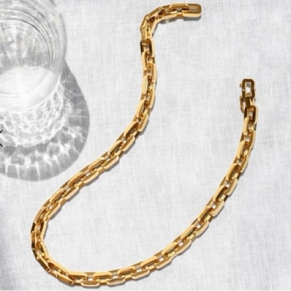 NEW Eddie Borgo Supra Chunky Link Necklace 17” - Picture 1 of 7